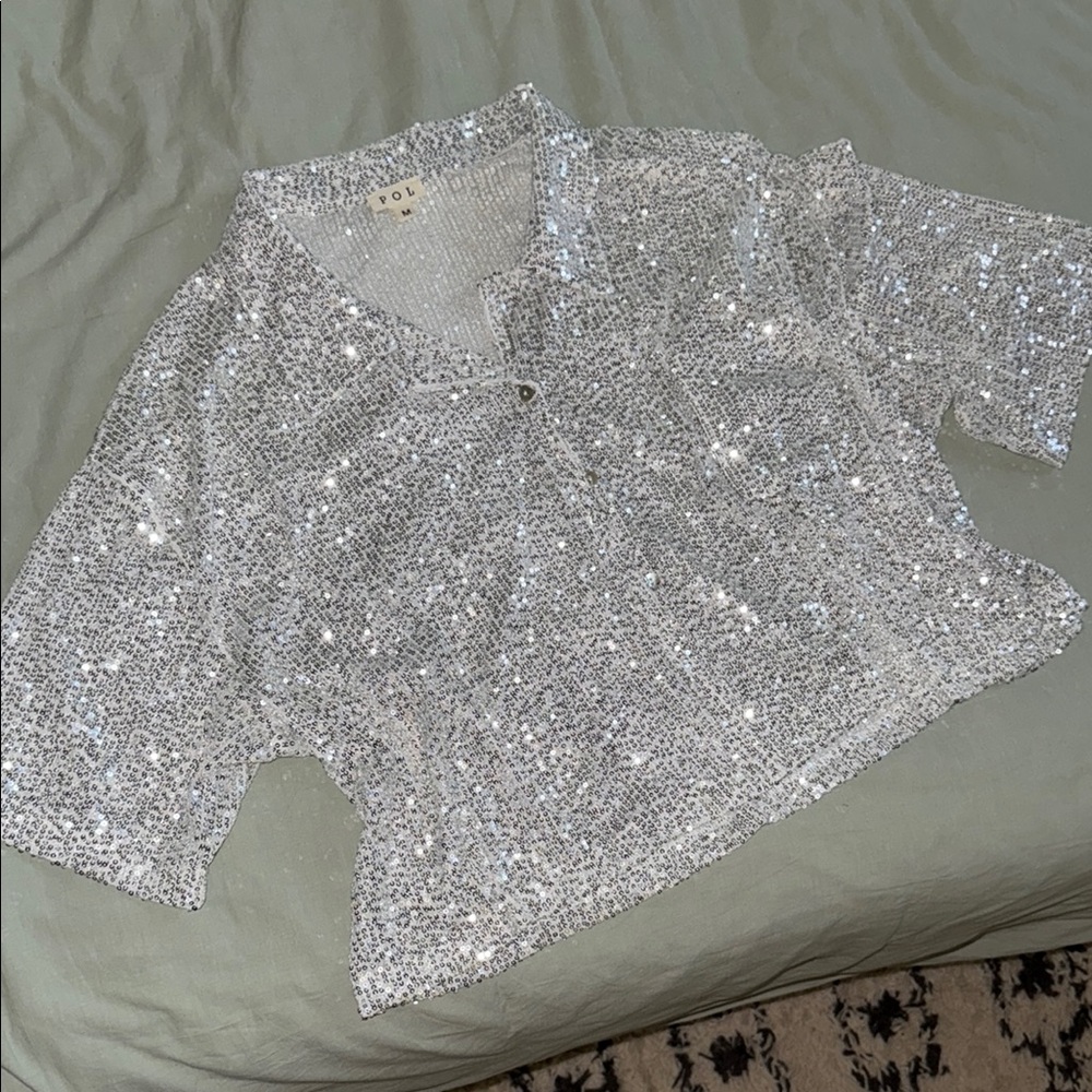 Sequin top